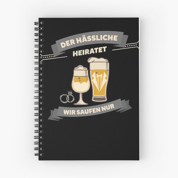 Artikelvorschau, Der Hässliche heiratet - wir saufen nur I JGA entworfen und verkauft von ChrisFeil.
