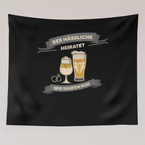 Item preview, The ugly gets married - we only drink I JGA designed and sold by ChrisFeil.