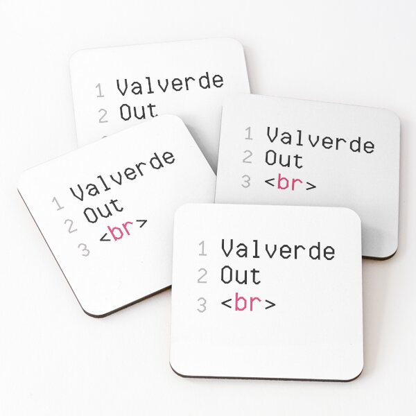 Item preview, Valverde Out designed and sold by TextyQuotes.