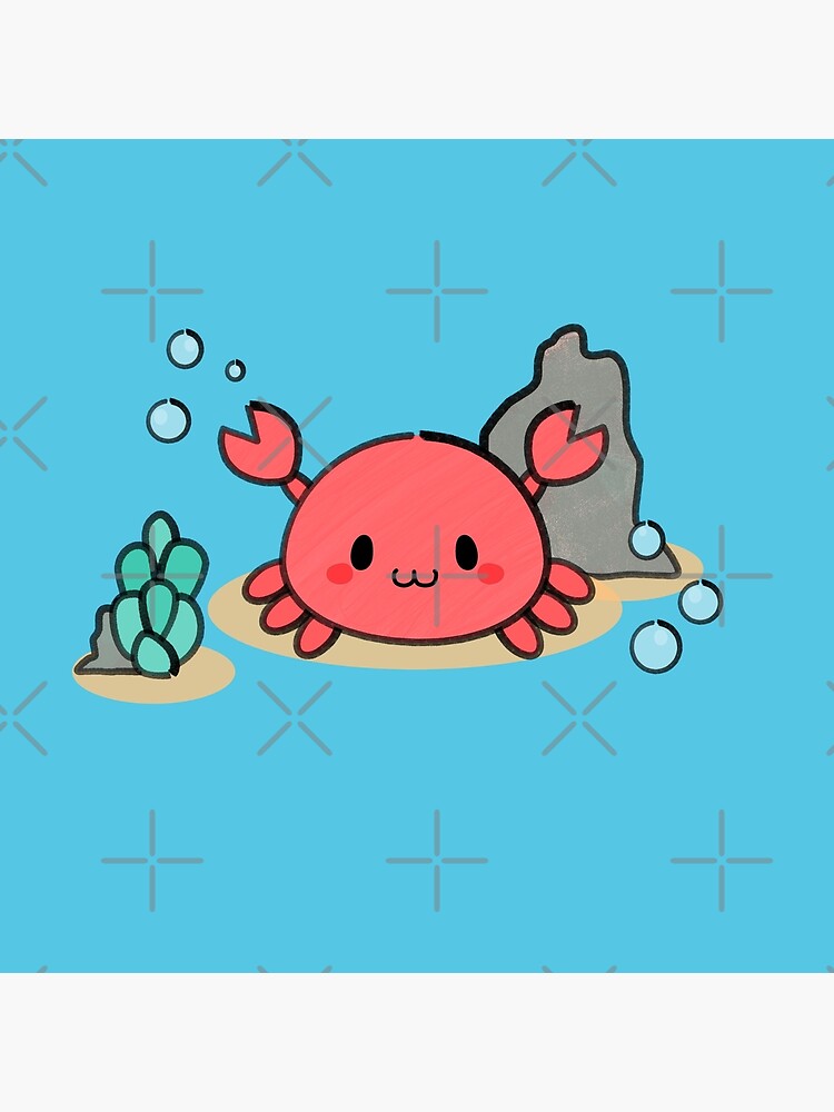 Cangrejo ermitaño kawaii de RolmiArt