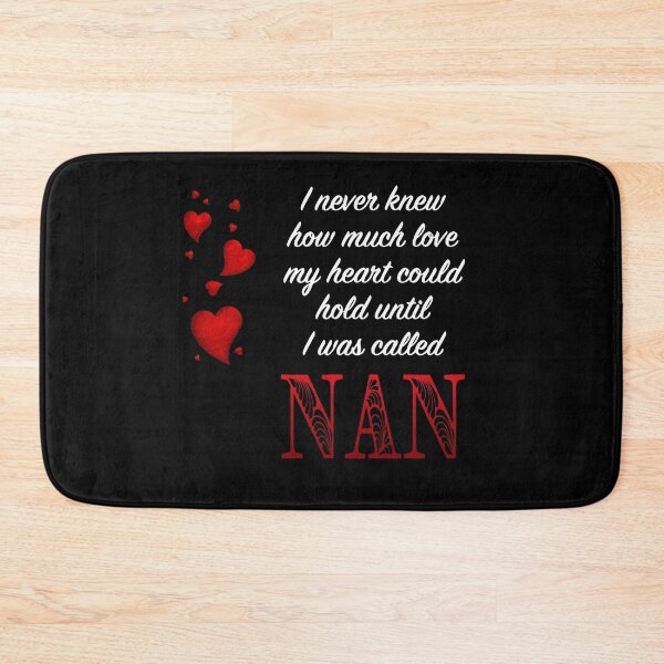 Item preview, I Never Knew How Much Love My Heart Could Hold... Nan - Black by Amanda M Lucas designed and sold by Amanda Lucas.