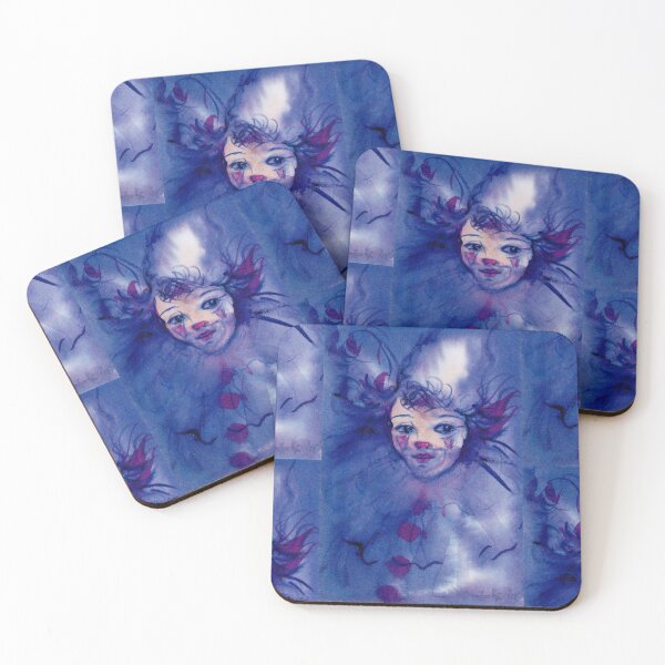 Item preview, PURPLE CLOWN Watercolor Collection designed and sold by BulganLumini.