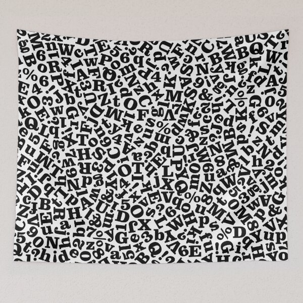 Item preview, Letters Pattern Clarendon designed and sold by pattypattern.