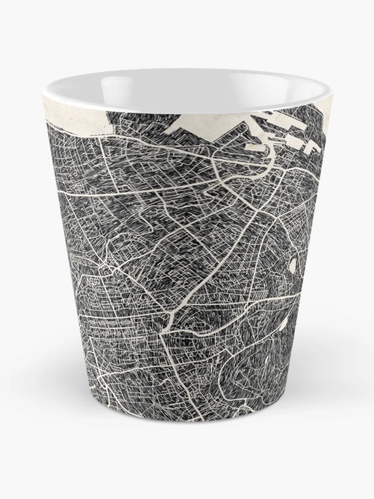 Thumbnail 2 of 4, Coffee Mug, Edinburgh map designed and sold by InkMaps.
