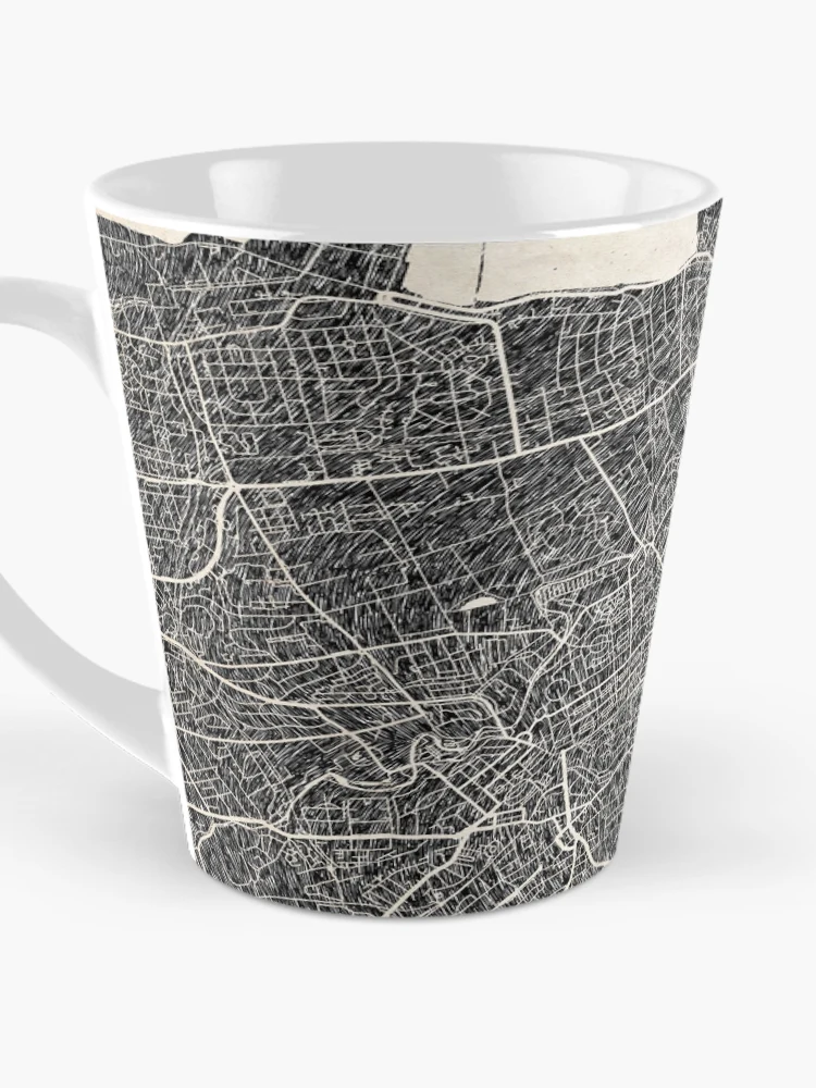Thumbnail 3 of 4, Coffee Mug, Edinburgh map designed and sold by InkMaps.