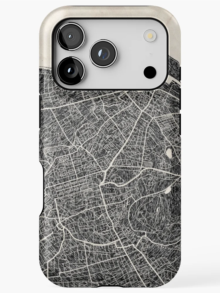 Thumbnail 1 of 4, iPhone Case, Edinburgh map designed and sold by InkMaps.