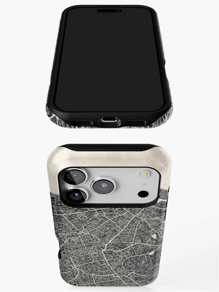 Thumbnail 3 of 4, iPhone Case, Edinburgh map designed and sold by InkMaps.