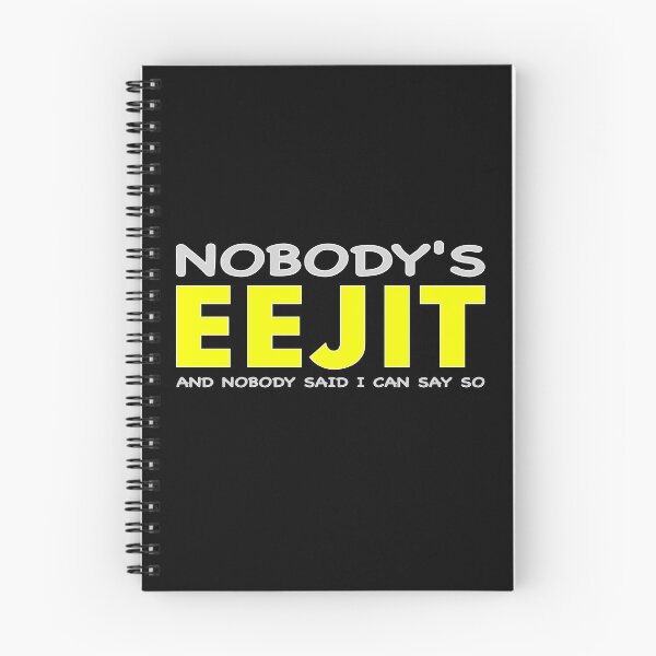 Item preview, Nobody's Eejit designed and sold by Curraleigh Crafts.