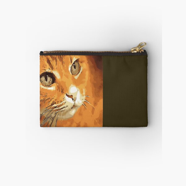 Item preview, Orange Tabby Cat Face Black Outline Art designed and sold by taiche.