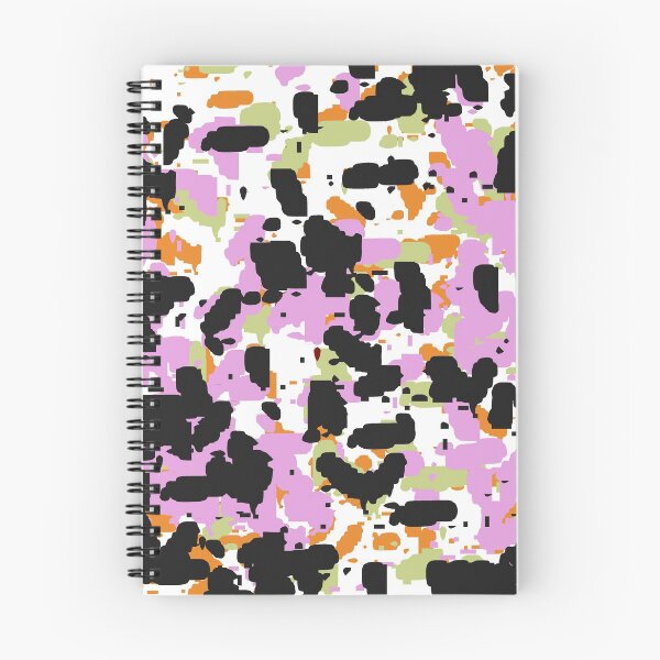 Item preview, Retro Splattered Paint Pink Black Multi designed and sold by PageDesigns.