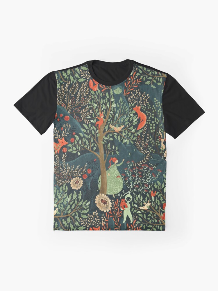 Alternate view of Whimsical Wonderland Graphic T-Shirt