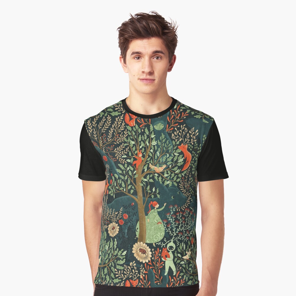 Whimsical Wonderland Graphic T-Shirt