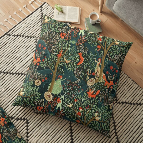 Whimsical Wonderland Floor Pillow
