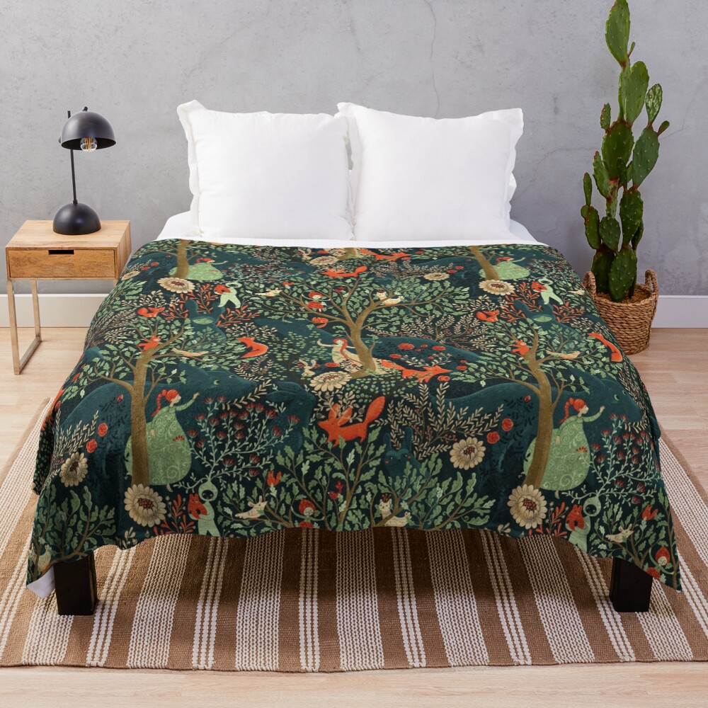 Whimsical Wonderland Throw Blanket