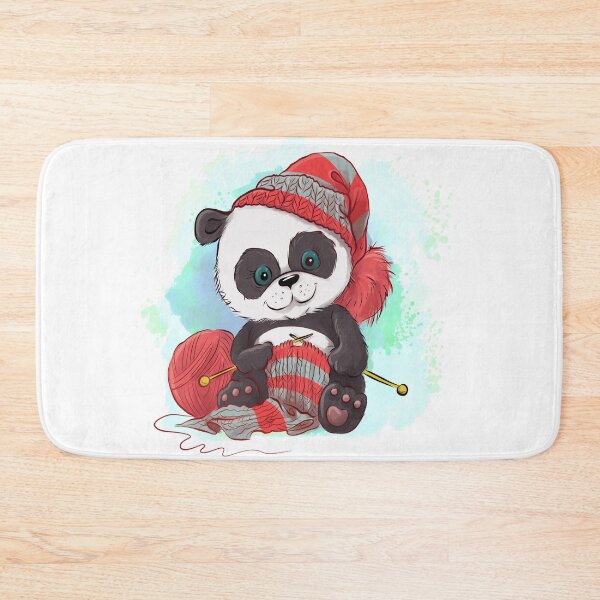 Item preview, Cute panda knits Cartoon designed and sold by banglalook.