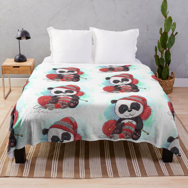 Item preview, Cute panda knits Cartoon designed and sold by banglalook.