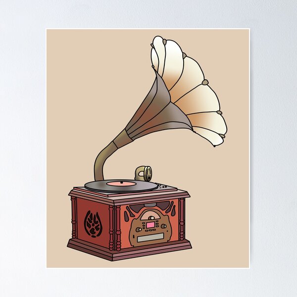 Item preview, Vintage gramophone designed and sold by silviaromo.