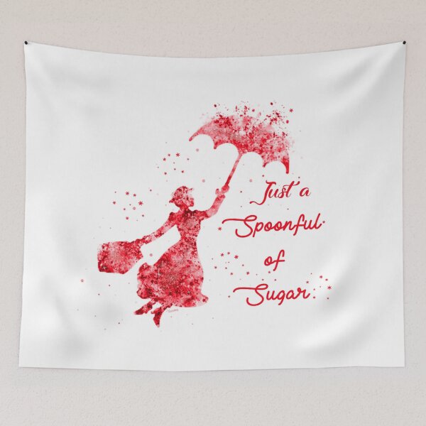 Item preview, Just a spoonful of sugar (red) designed and sold by Barbny.