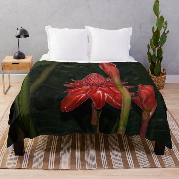 Item preview, Red Torch Ginger Lily - Glossy, Exotic and Wonderful designed and sold by Georgia Mizuleva.