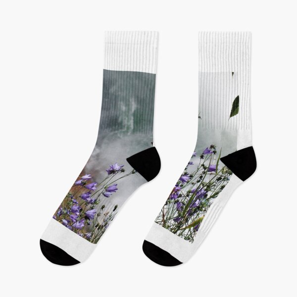 Item preview, wild bluebells above waterfall spray designed and sold by Diana Evensen.