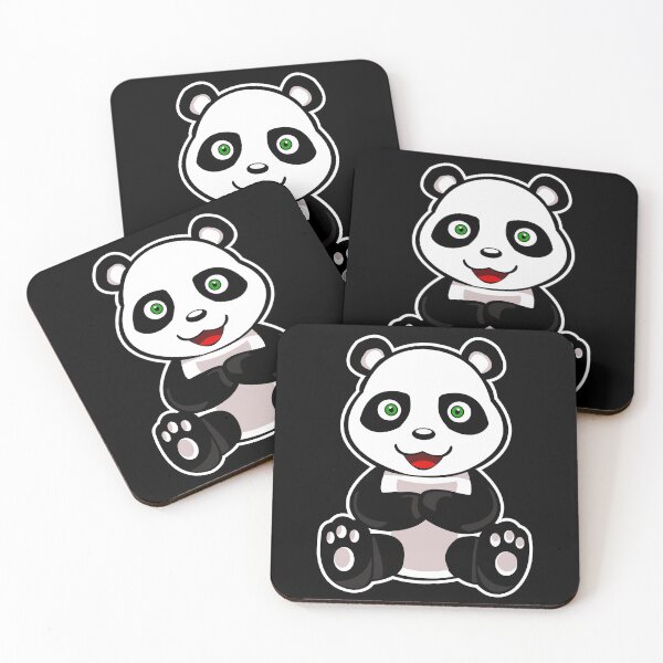 Item preview, Sweet panda bear cartoon cartoon designed and sold by shurikaner.