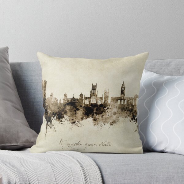 Item preview, Kingston upon Hull England Skyline designed and sold by ArtPrints.