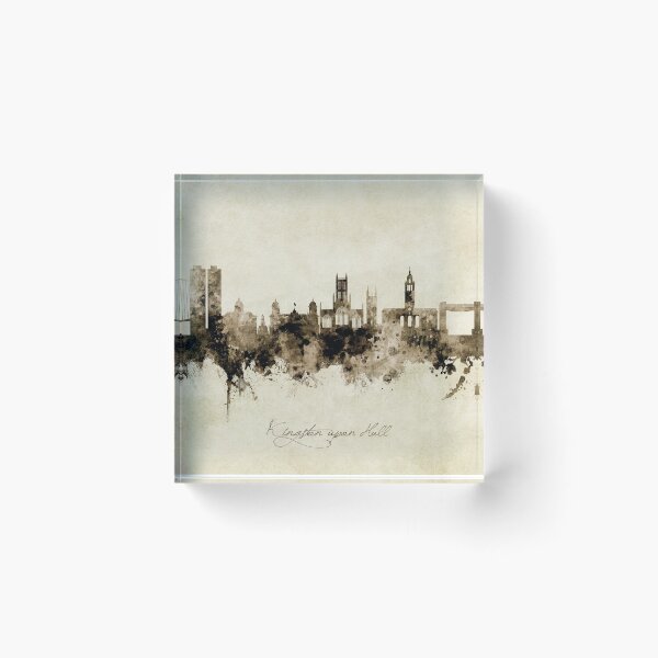 Item preview, Kingston upon Hull England Skyline designed and sold by ArtPrints.