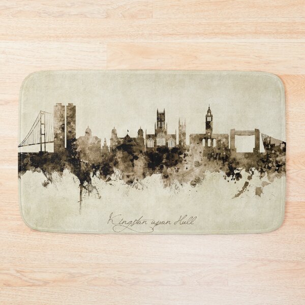 Item preview, Kingston upon Hull England Skyline designed and sold by ArtPrints.