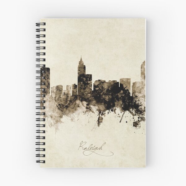 Item preview, Raleigh North Carolina Skyline designed and sold by ArtPrints.