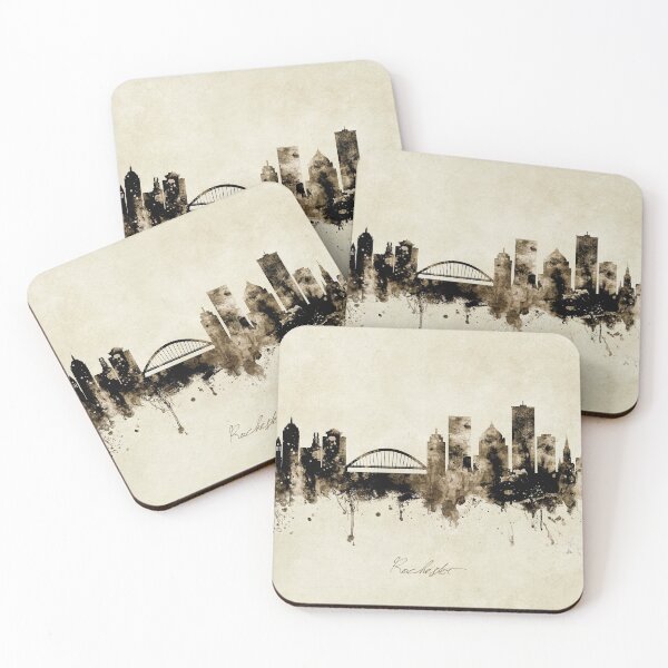 Artikelvorschau, Rochester New York Skyline entworfen und verkauft von ArtPrints.