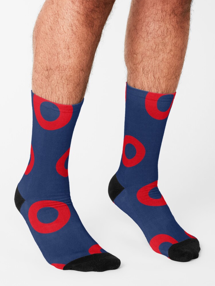 Alternate view of Phish - Fishman Donut Pattern Socks