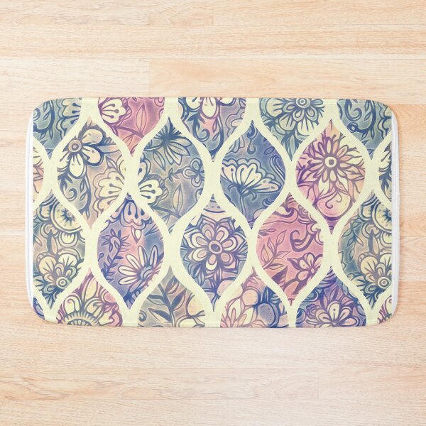Item preview, Patterned & Painted Floral Ogee in Vintage Tones designed and sold by micklyn.