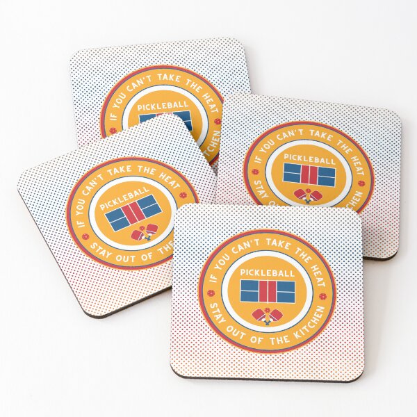 Item preview, Pickleball - If you can't take the heat.... red-blue-yellow designed and sold by EvieWoj.
