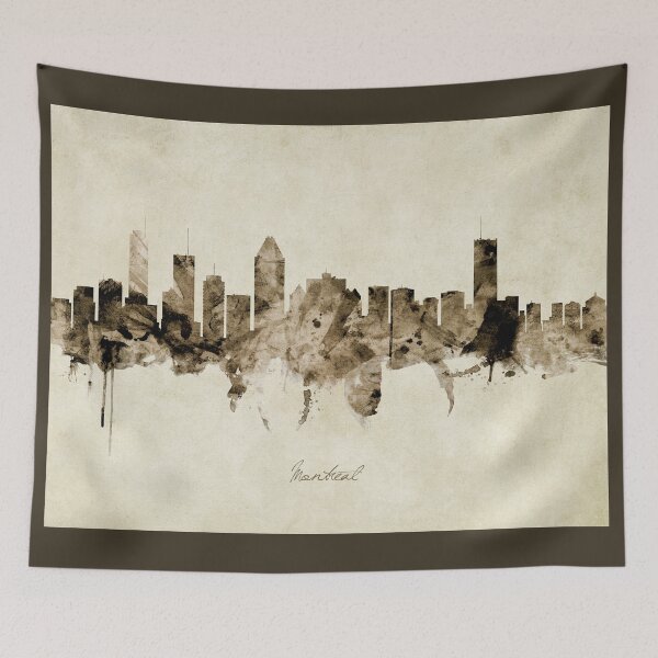 Item preview, Montreal Canada Skyline designed and sold by ArtPrints.