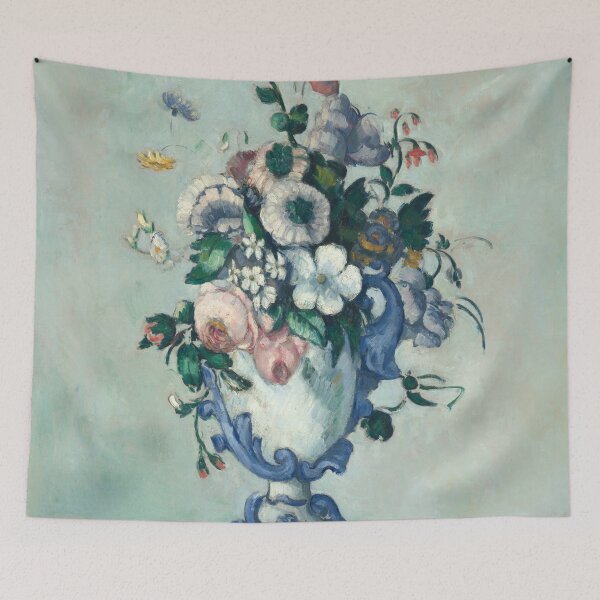 Item preview, Paul Cézanne - Flowers in a Rococo Vase - Fleurs dans un Vase Rococo designed and sold by ArtExpression.