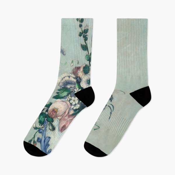 Item preview, Paul Cézanne - Flowers in a Rococo Vase - Fleurs dans un Vase Rococo designed and sold by ArtExpression.