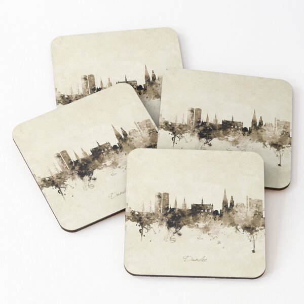 Item preview, Dundee Scotland Skyline designed and sold by ArtPrints.