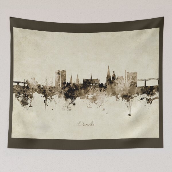 Item preview, Dundee Scotland Skyline designed and sold by ArtPrints.