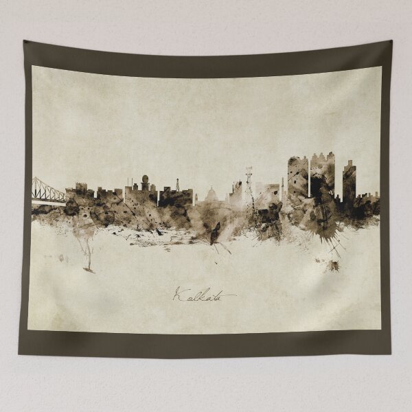 Item preview, Kolkata India Skyline designed and sold by ArtPrints.