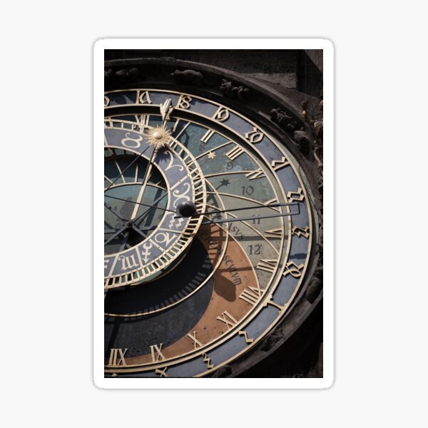 Astronomical Clock Sticker