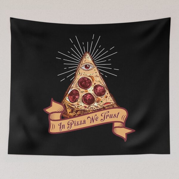 Item preview, In pizza we trust I love pizza Illuminati designed and sold by ChrisFeil.