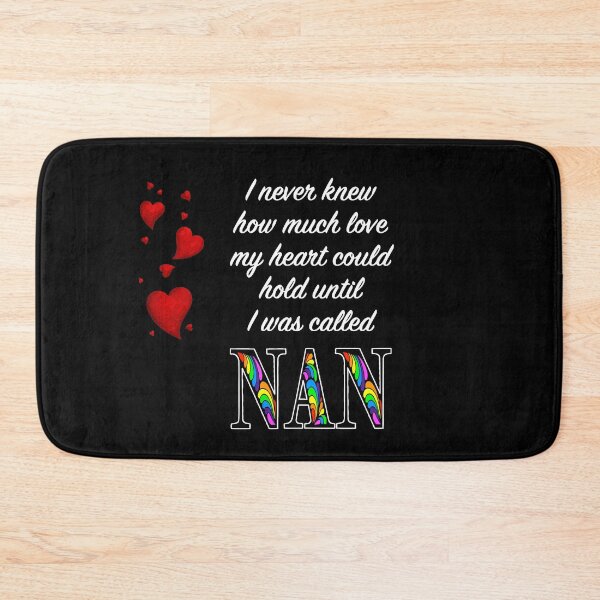 Item preview, I Never Knew How Much Love My Heart Could Hold... Nan - Black by Amanda M Lucas designed and sold by Amanda Lucas.