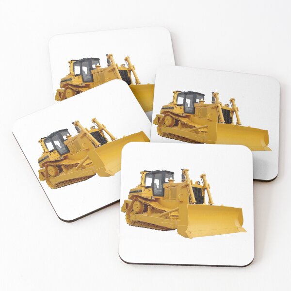 Bulldozer Coasters (Set of 4)