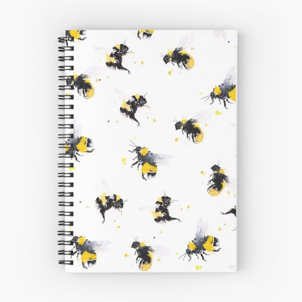 Item preview, Bee Painting Watercolour Painting by Syman Kaye - Modern Bee Art, Bee Cushion, Bumble bee designed and sold by Syman Kaye.