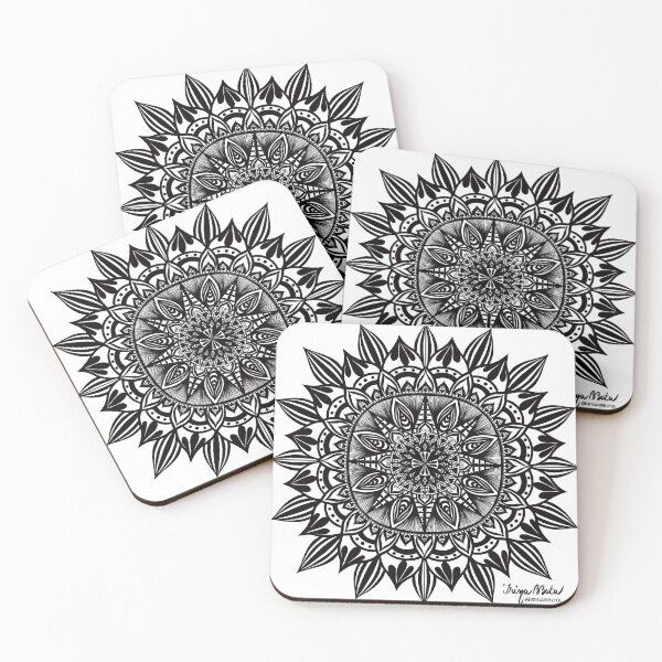 Item preview, Black and white mandala design designed and sold by irinabbota.