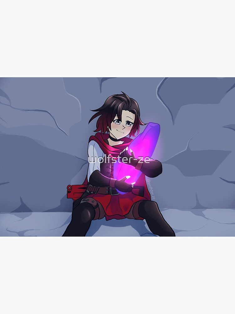 Ruby Rose Art Board Print By Wolfster Ze Redbubble