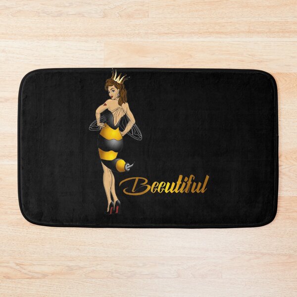 Item preview, Beeutiful - Queen Bee in Yellow by Amanda M Lucas designed and sold by Amanda Lucas.