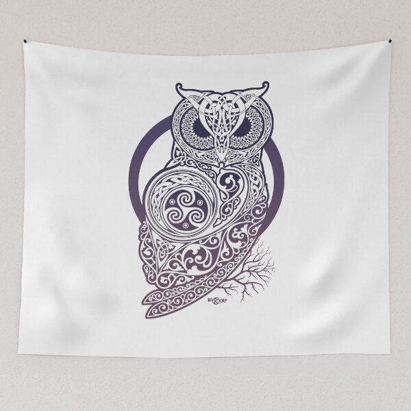 Item preview, CELTIC OWL designed and sold by RAIDHO.