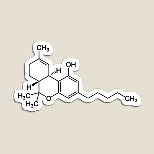 Item preview, THC molecule, Marijuana  designed and sold by Rosaliartbook.