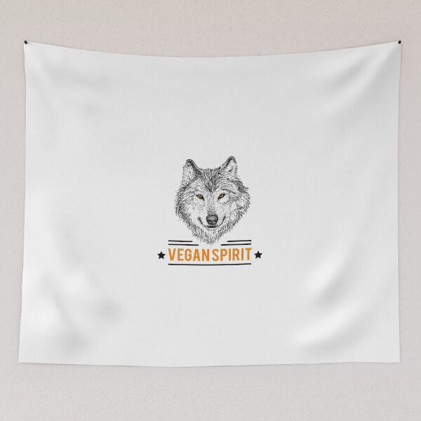 Item preview, The vegan wolf is not in sheep's clothing designed and sold by Motivium.shop.